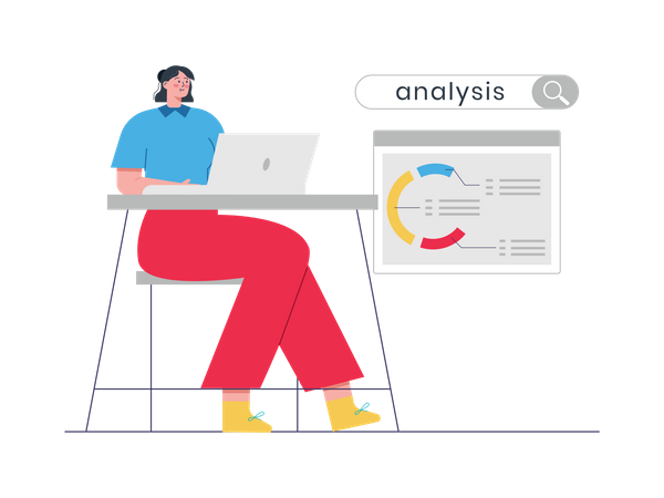 SEO Analysis  Illustration