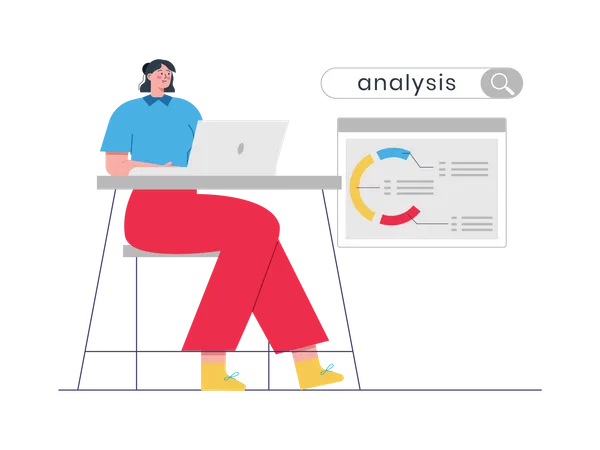 SEO Analysis  Illustration