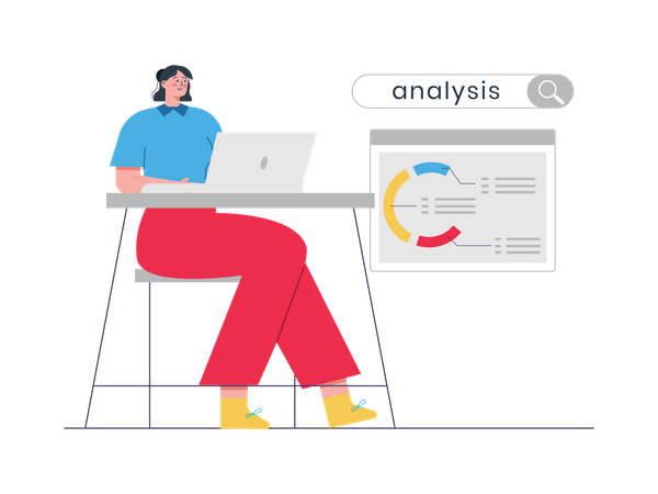 SEO Analysis  Illustration