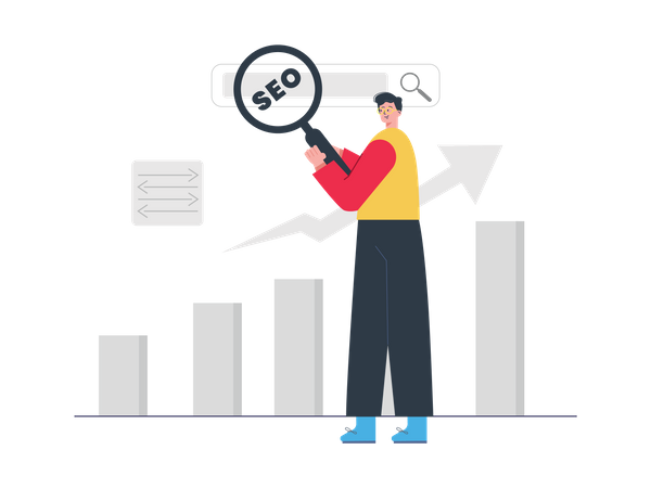 SEO Analysis  Illustration