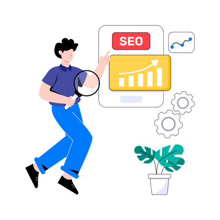 SEO Analysis  Illustration