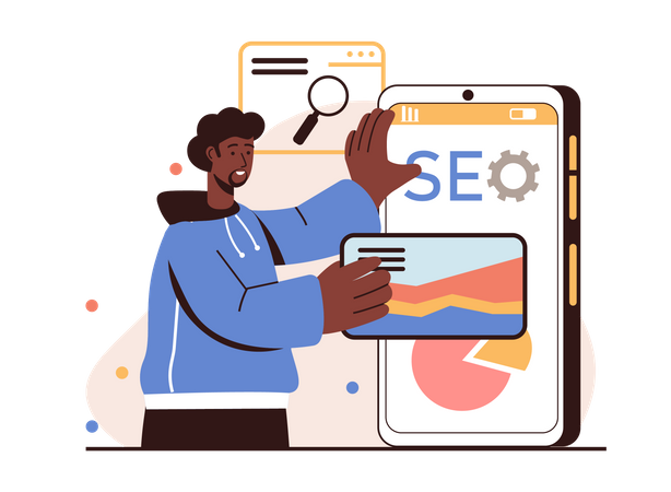 Seo analysis  Illustration