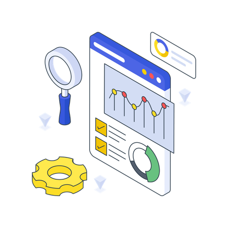 Seo Analytics  Illustration