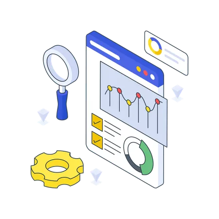 Seo Analytics  Illustration