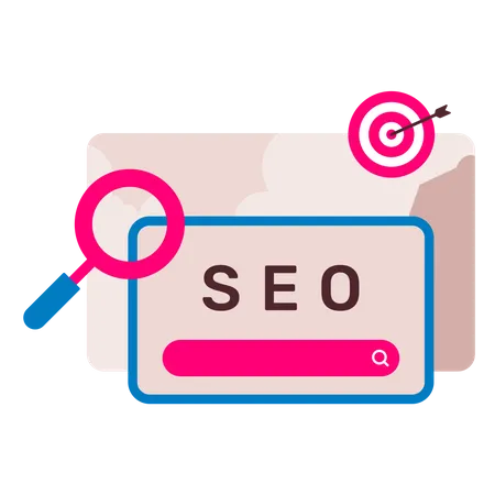 SEO Analytics  Illustration