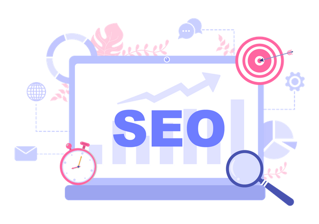 SEO Analytics  Illustration