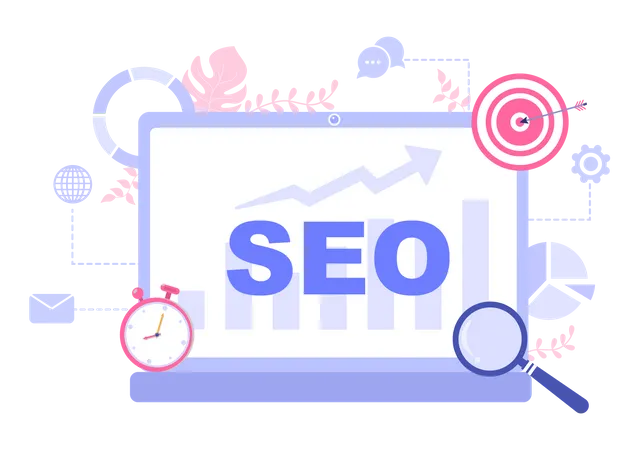 SEO Analytics  Illustration