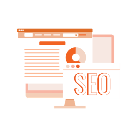 Seo analytics  Illustration