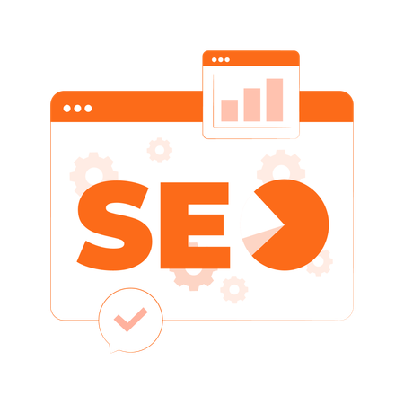 Seo analytics  Illustration