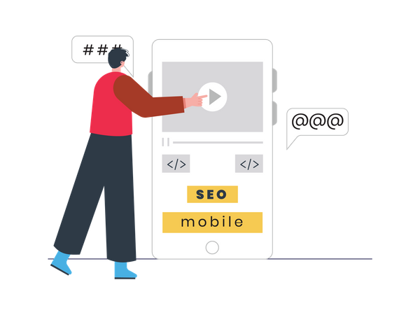 Seo app  Illustration