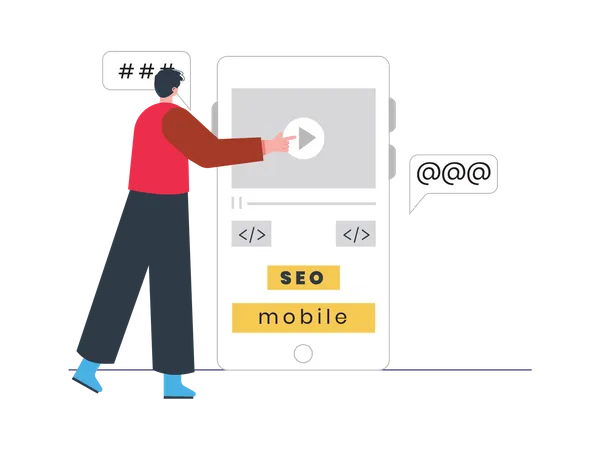 Seo app  Illustration