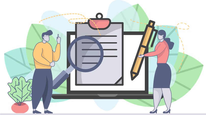 SEO Audit  Illustration