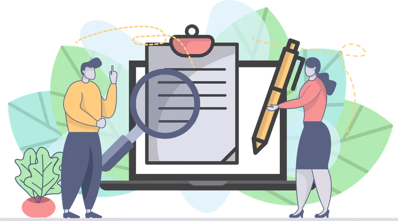 SEO Audit  Illustration