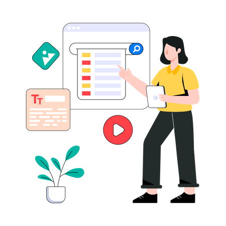 SEO Content Illustration