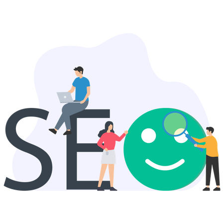 SEO convivial  Illustration