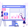 illustrations for seo dashboard