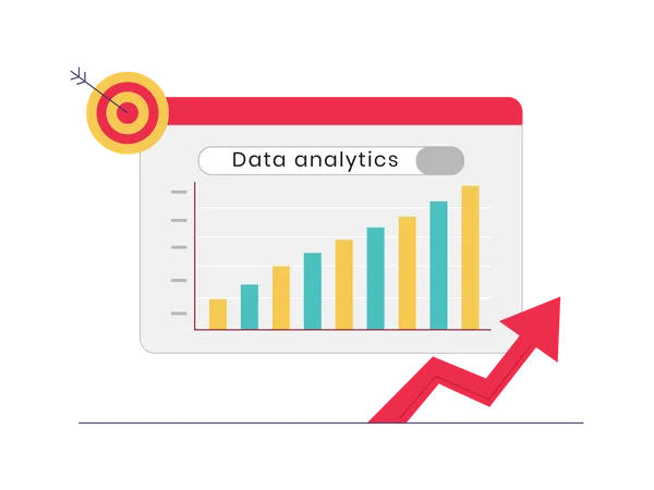 SEO Data Analysis  Illustration