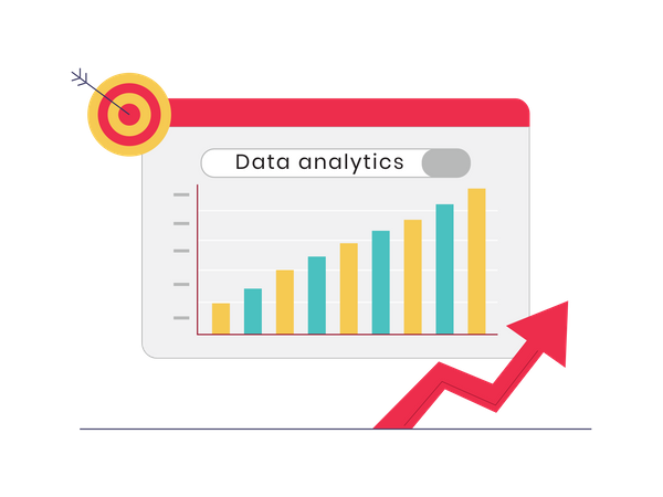 SEO Data Analysis  Illustration