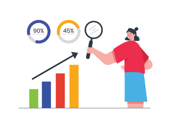 Seo Data Analytics  Illustration