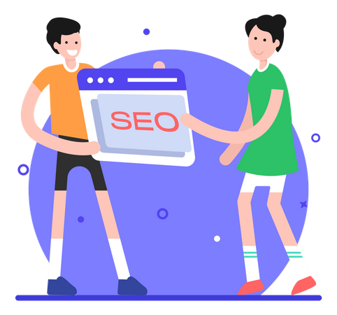 Desenvolvimento SEO  Ilustração