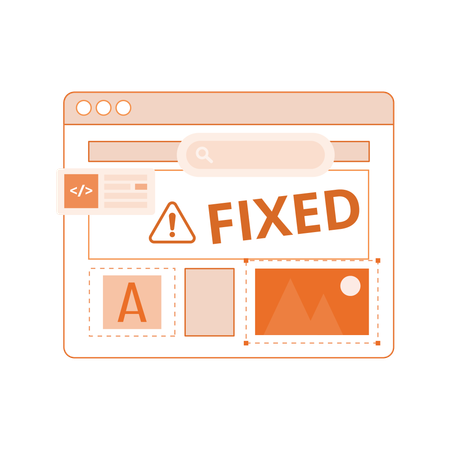 Seo error fixed  Illustration