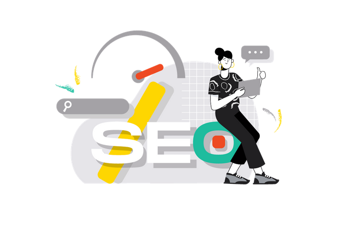 SEO  Illustration