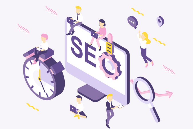 SEO  Illustration