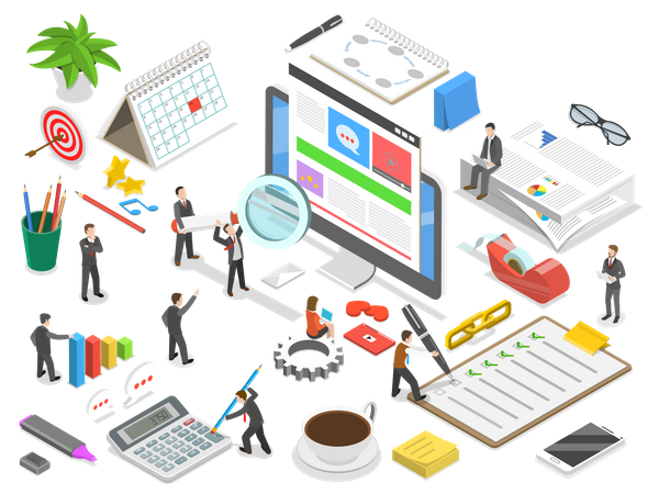 SEO  Illustration