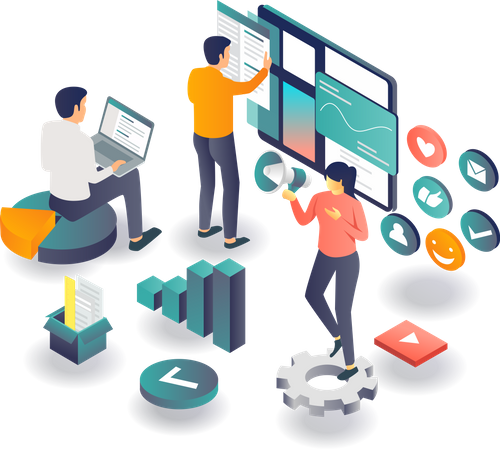 SEO  Illustration