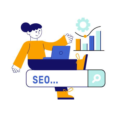 Investigación de SEO  Ilustración