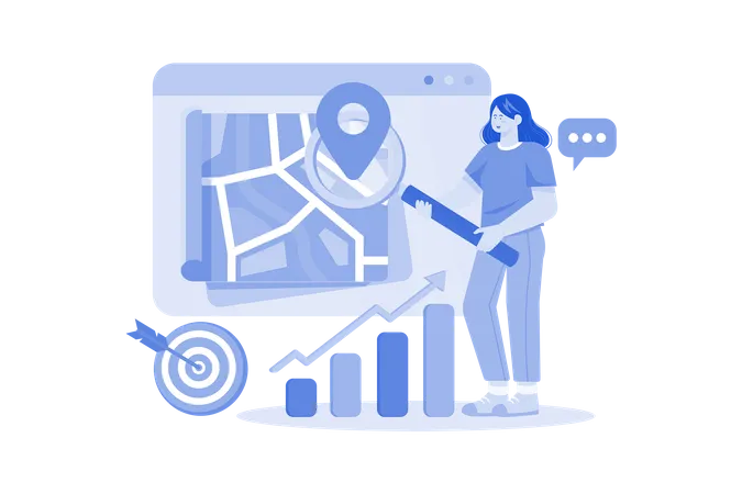 SEO Manager  Illustration