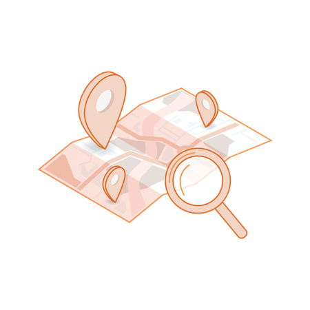 Seo map  Illustration