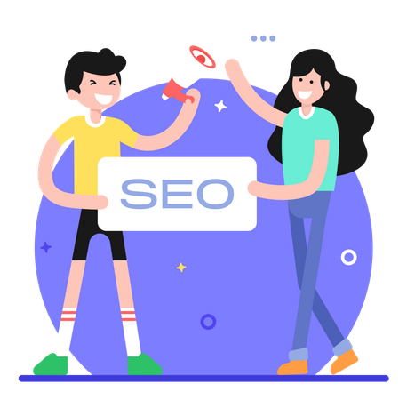 SEO marketing  Illustration