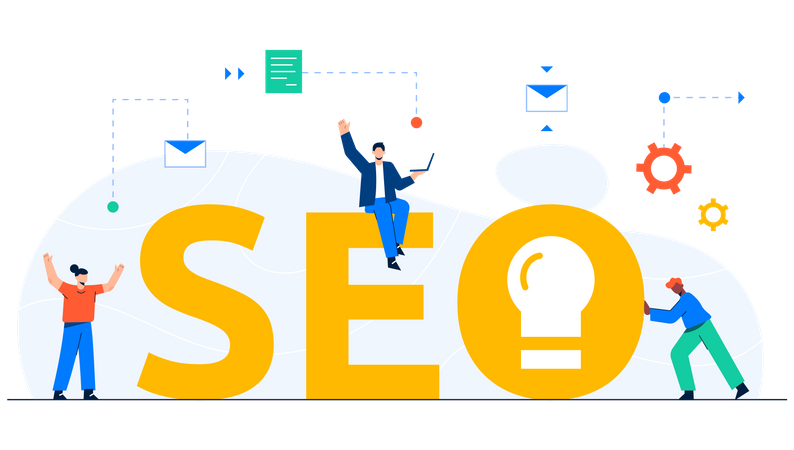 SEO marketing  Illustration