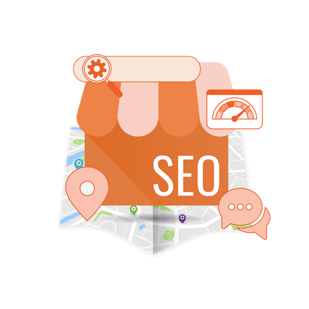 Seo marketing  Illustration