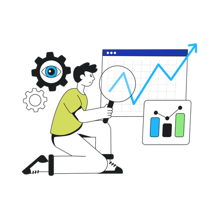 Seo Monitoring  Illustration