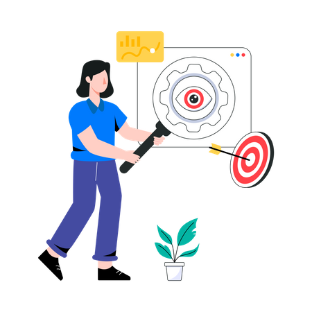 SEO Monitoring  Illustration