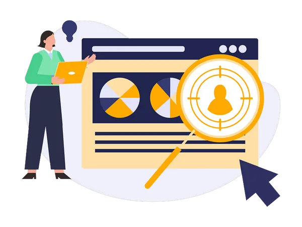 Seo Monitoring  Illustration