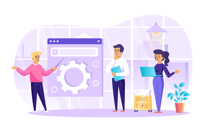 Seo Optimierung  Illustration