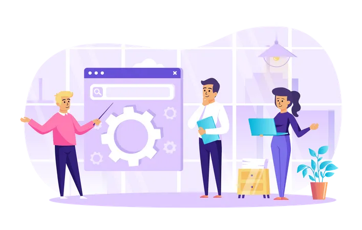 Seo Optimierung  Illustration