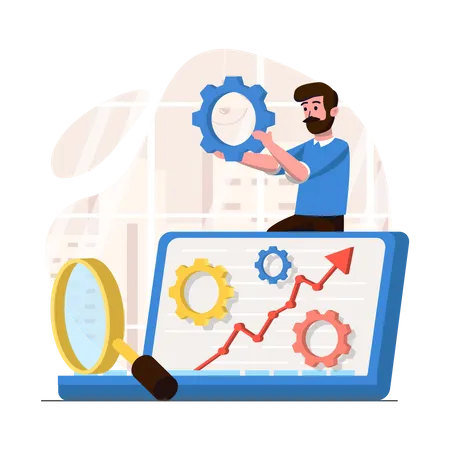 Seo Optimierung  Illustration