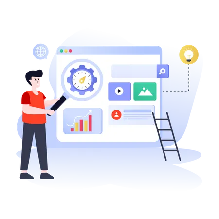 Seo Optimierung  Illustration