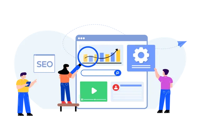 Seo Optimierung  Illustration