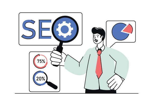 Seo Optimierung  Illustration