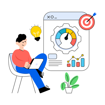 SEO-Optimierung  Illustration