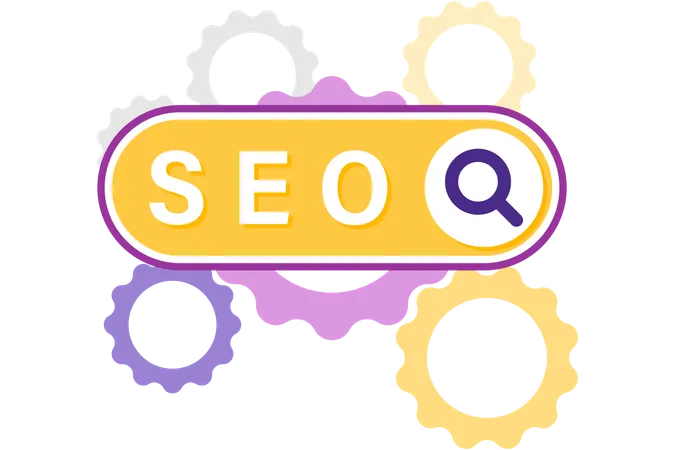 Seo optimisation panel  Illustration