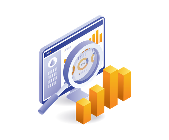 Seo Optimization Analysis  Illustration