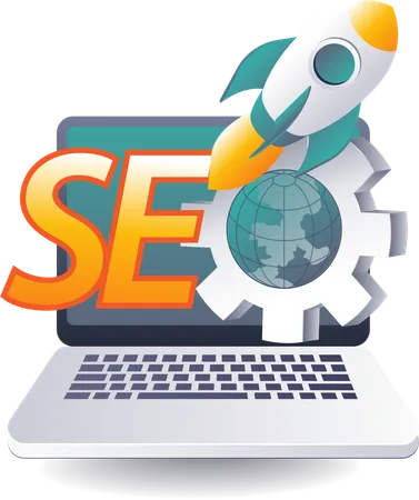 SEO Optimization for Technology Startups  Illustration