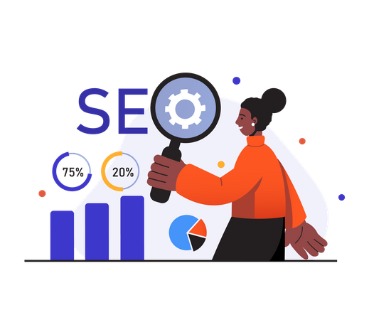 SEO optimization  Illustration