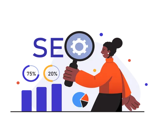 SEO optimization  Illustration